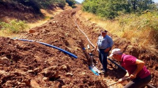 Amasyada üç köyün su altyapısına destek