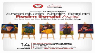Anadolunun kadın hafızası Menteşede tuvale yansıyor