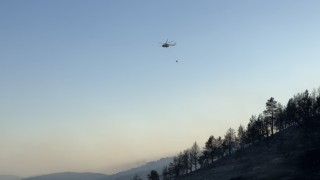 Ankara-Çankırı sınırındaki orman yangını 60 personel ve 14 aracın müdahalesiyle söndürüldü