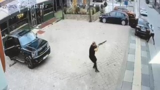 Ankara'da 1 kişinin hayatını kaybettiği silahlı kavganın görüntüleri güvenlik kamerasına yansıdı