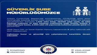Ankarada bin 340 adet korsan kitap ele geçirildi