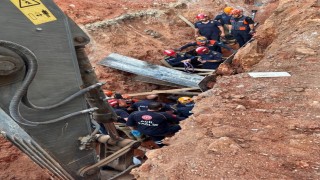 Ankarada göçük altında kalan inşaat işçisi kurtarıldı