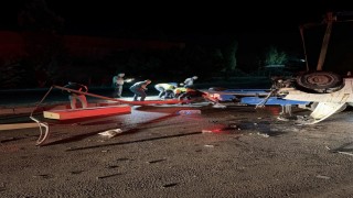 Ankarada otomobil takla attı: 1 ölü
