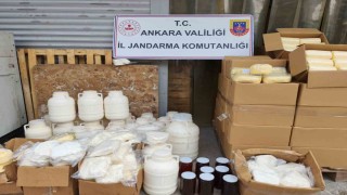 Ankarada sahte gıda operasyonu: 838 kilogram süt ve süt ürünü ele geçirildi