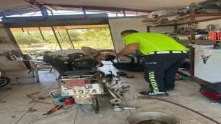 Antakyada motosiklet tamircileri ve yedek parça satıcılarına denetim