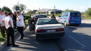 Antalya'da otomobiller çarpıştı: 1 yaralı
