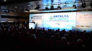 Antalya'nın suyu zirvede konuşuldu