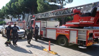 Apartmandan gelen yanık kokusu itfaiyeyi harekete geçirdi