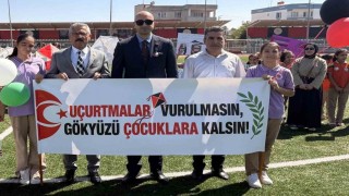 Araban'da uçurtmalar Gazze'deki çocuklar için gökyüzüne yükseldi