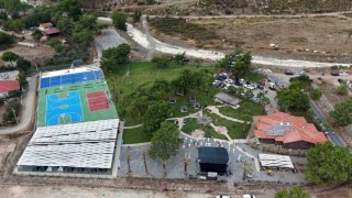 Asparan kamp ve spor tesisleri hizmete açıldı