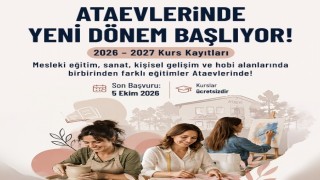 Ataevlerinde yeni dönemde 20'den fazla kurs Ataşehirlilerle buluşacak