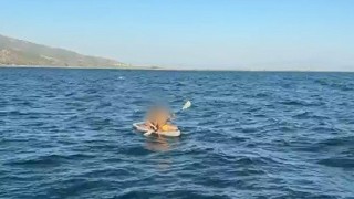 Aydında kürek sörfü yapan 2 kişi dehşeti yaşadı: Sahil Güvenlik zamanla yarıştı
