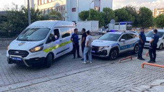 Aydın'da okul önünde hareketli anlar