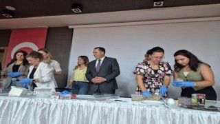 Aydın'da şekersiz lezzetler için mutfağa girdiler