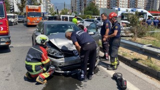 Aydında trafik kazası: 1i bebek 4 yaralı