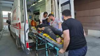 Bahçe aydınlatmasını onarırken elektrik çarptı: 1 yaralı