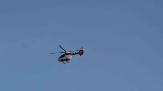 Bahçesaray'da perikardit hastası helikopter ambulansla Van'a sevk edildi
