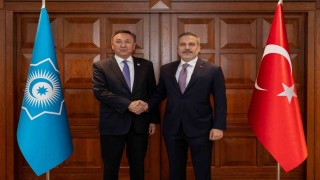 Bakan Fidan, Türk Devletleri Teşkilatı Genel Sekreteri Ömüraliyev ile görüştü