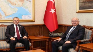 Bakan Güler, KKTC Başbakanı Üstel ile görüştü