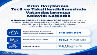 Bakan Işıkhan: Prim borçlarının tecil ve taksitlendirilmesinde vatandaşlarımıza kolaylık sağladık