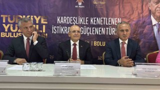 Bakan Şimşek Boluda iş dünyası ve teşkilatla buluştu