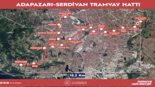 Bakan Uraloğlu: "15,2 kilometre uzunluğundaki Adapazarı-Serdivan Tramvay Hattımızı 19 istasyonla hizmete sunacağız"
