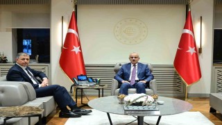 Bakan Uraloğlu, İzmir Büyükşehir Belediye Başkanı Tugay'ı kabul etti