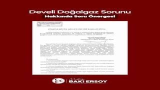 Baki Ersoy, Develideki doğalgaz sorununu meclis gündemine taşıdı