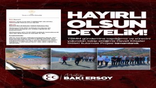 Baki Ersoy'dan Develi'ye sulama projesi müjdesi