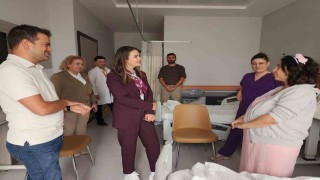Başhekim Özbağçıvan, Kadın Doğum Servisinde incelemelerde bulundu