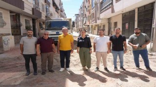 Başkan Akın çalışmaları yerinde inceledi