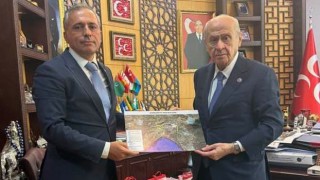 Başkan Çenet’ten Bahçeli’ye Osmaniye Havalimanı Projesi Sunumu