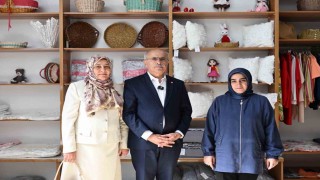 Başkan Er: Kadınlarımızın el emeğini ekonomiye kazandırıyoruz