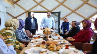 Başkan Özlü, Başiskelenin üretken kadınları ile bir araya geldi