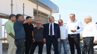 Başkan Şerifoğulları, yapımı devam eden projeleri inceledi