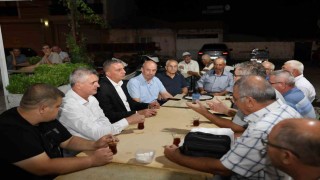 Başkan Şimşek Aşağıçobanisada vatandaşların taleplerini dinledi