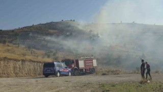 Batmanda çıkan örtü yangını söndürüldü