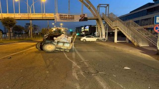 Batman'da traktör ile otomobil çarpıştı: 2 yaralı
