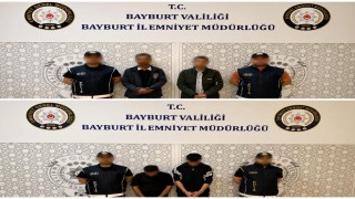 Bayburtta 2 düzensiz göçmen ile 2 şüpheli yakalandı
