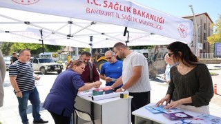Bayburtta kanser taramalarına yönelik çalışma gerçekleştirildi