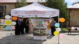 Bayburtta vatandaşlara sağlıklı yaşam alışkanlıkları anlatıldı