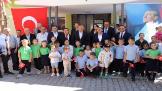 Bayındır'da yenilenen Kızıloba İlkokulu törenle hizmete açıldı