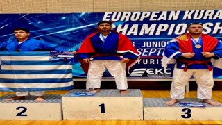 Bilecikli sporcu Avrupa Kuraş Şampiyonu oldu