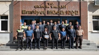 Bilecikte başarılı emniyet personelleri ödüllendirildi