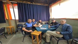 Bilecik'te kıraathanelerde güvenlik bilgilendirmesi