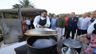Bodrum sahilinde Çorum lezzetleri şöleni yaşandı