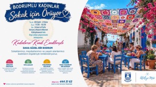 Bodrum'un sokakları, kadınların el emeğiyle renkleniyor