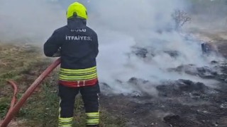 Boluda ot yangını paniğe neden oldu
