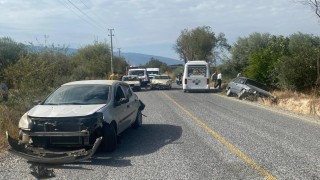 Bozdoğanda zincirleme trafik kazası: 2 yaralı