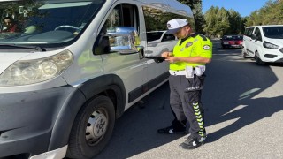 Bozkırda okul ve çevrelerinde asayiş ile trafik güvenliği denetimi